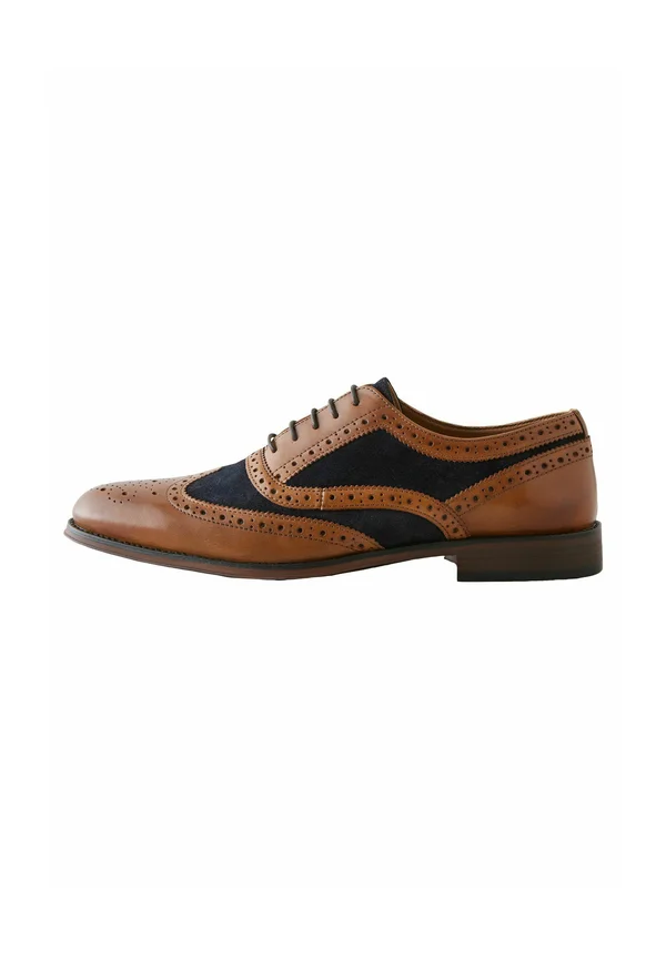 REGULAR FIT - HERITAGE BROGUE - Schnürer - tan brown
