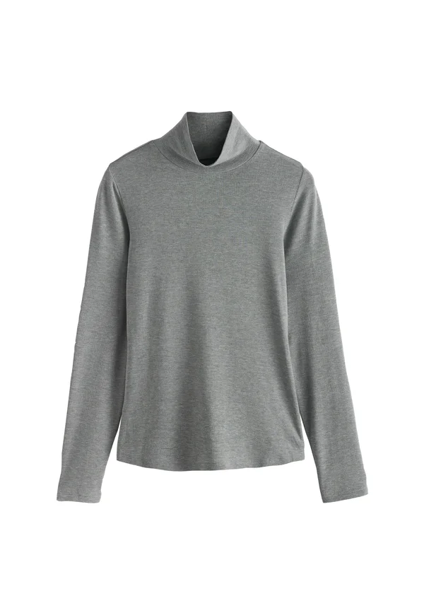 REGULAR FIT - HIGH NECK  - Strickpullover - grey