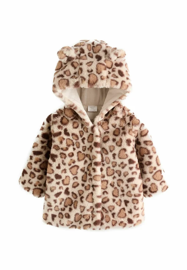 REGULAR FIT-HOODED - Winterjacke - leopard print