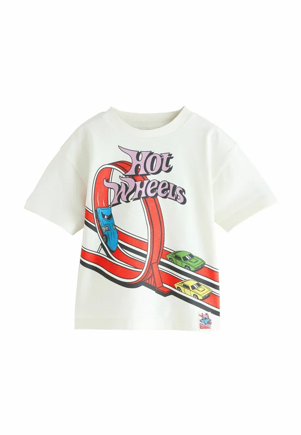 REGULAR FIT - HOT WHEELS - T-Shirt print - ecru