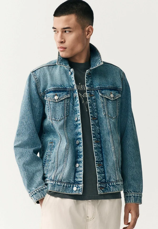REGULAR FIT - Jeansjacke - blue