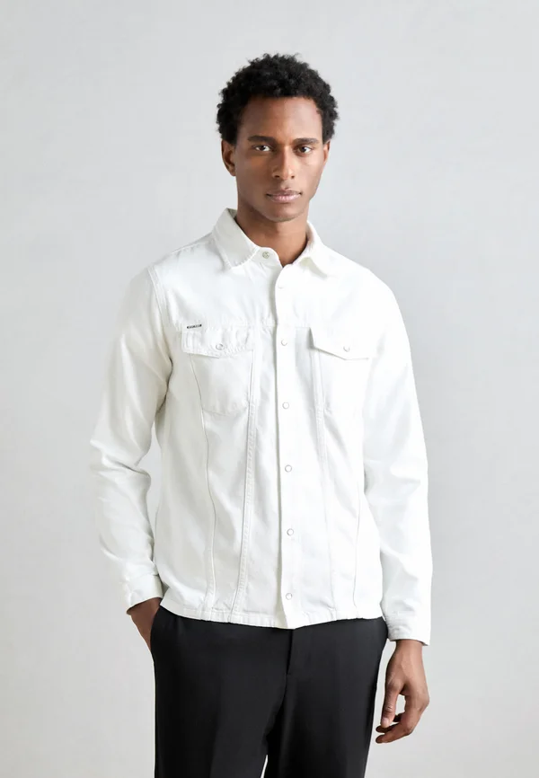 REGULAR FIT - Jeansjacke - off white