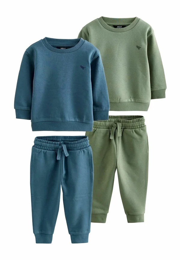 REGULAR FIT  JOGGERS SET 2 PACK - Trainingsanzug - blue green