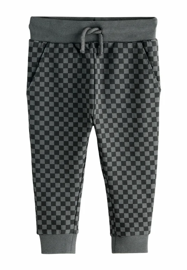 REGULAR FIT - JOGGERS - Stoffhose - black grey