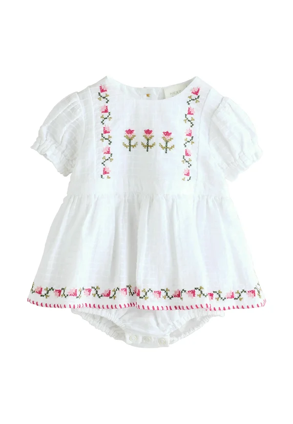 REGULAR FIT  - Jumpsuit - ecru embroidered