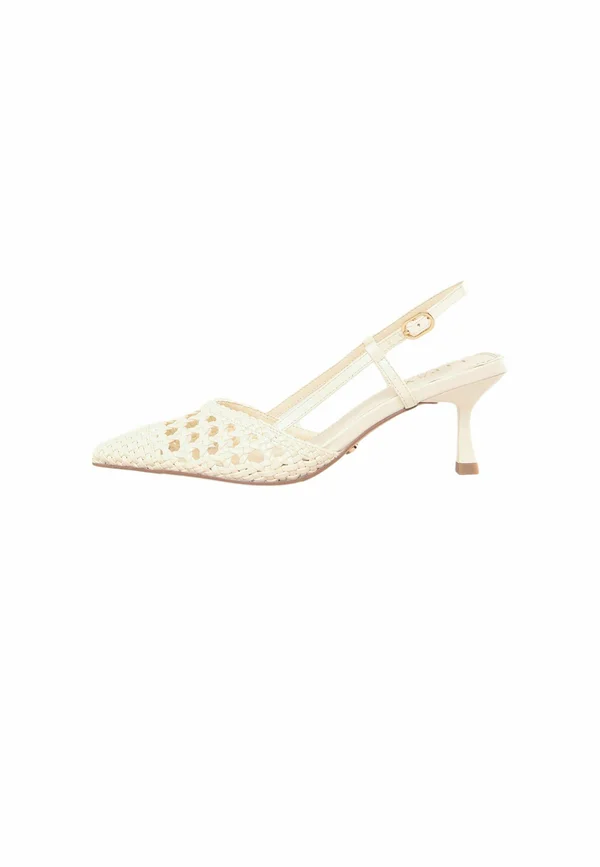 REGULAR FIT - KITTEN HEEL COURTS . - Pumps - white