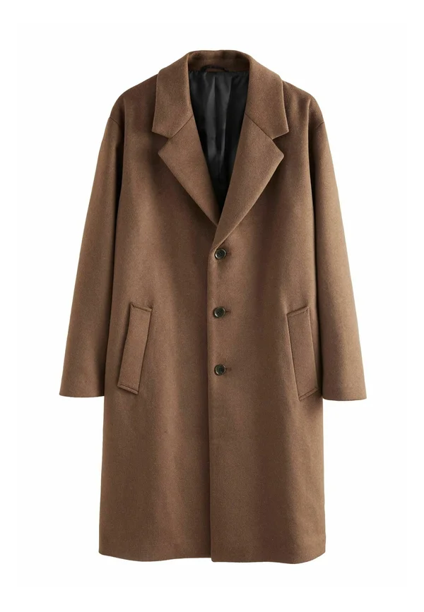 REGULAR FIT - Klassischer Mantel - toffee brown