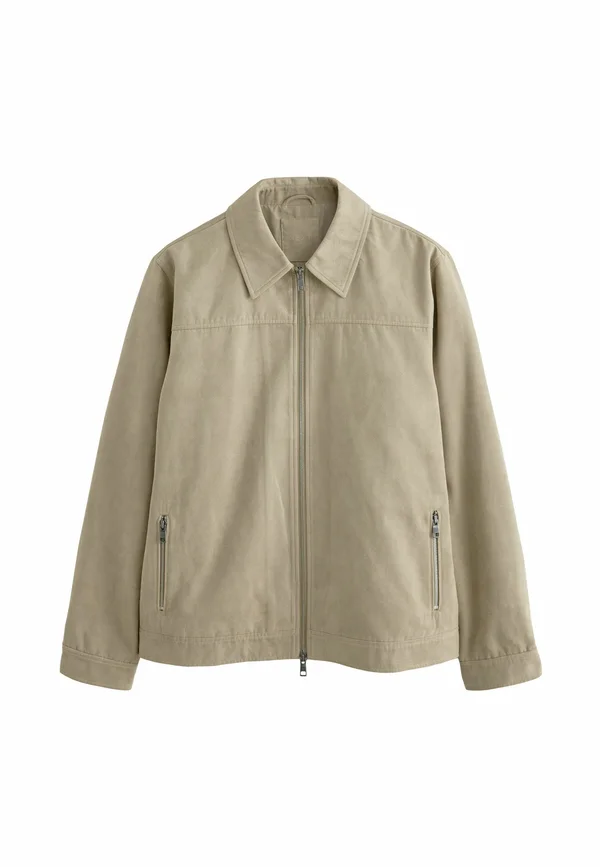 REGULAR FIT - Kunstlederjacke - neutral