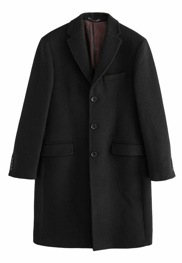 REGULAR FIT - Kurzmantel - black