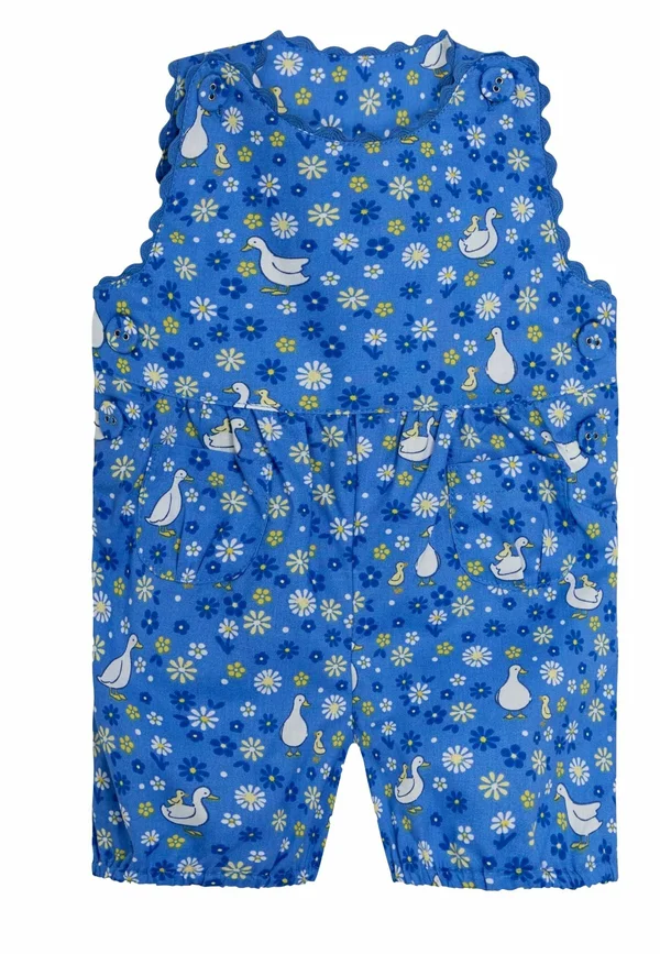 REGULAR FIT  - Latzhose - blue duck floral