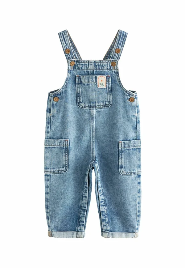REGULAR FIT - Latzhose - denim