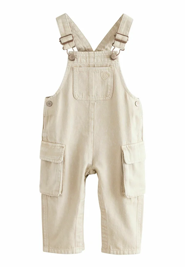 REGULAR FIT  - Latzhose - stone