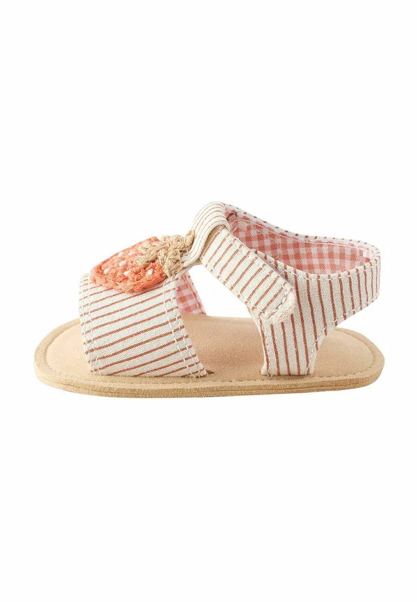 REGULAR FIT - Lauflernschuh - pink stripe crochet strawberry