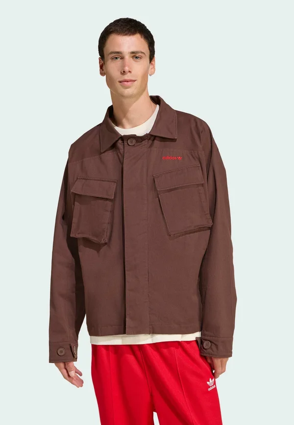 REGULAR FIT - Leichte Jacke - auburn