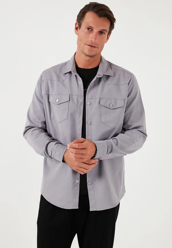REGULAR FIT - Leichte Jacke - grey