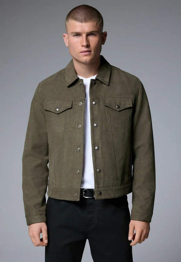 REGULAR FIT   - Leichte Jacke - khaki green