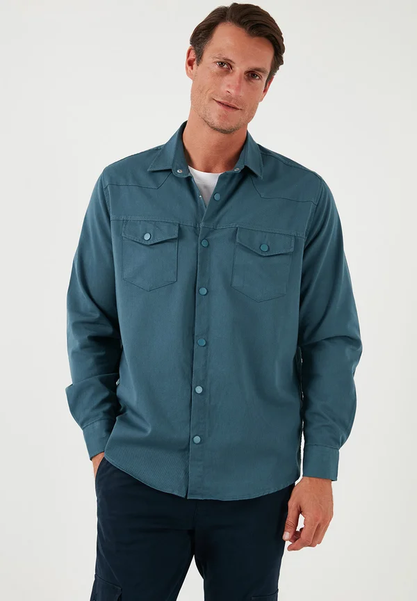 REGULAR FIT - Leichte Jacke - petrol blue