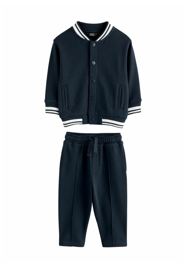 REGULAR FIT LETTERMAN SET  - Trainingsanzug - navy blue