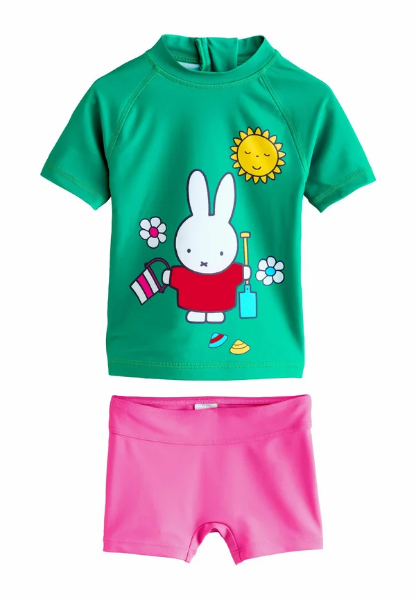 REGULAR FIT - LICENSE SET - Badeanzug - green pink