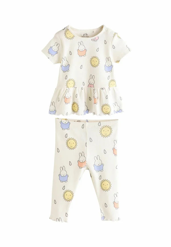 REGULAR FIT - LICENSE SHORT SLEEVE SET - Tights - cream