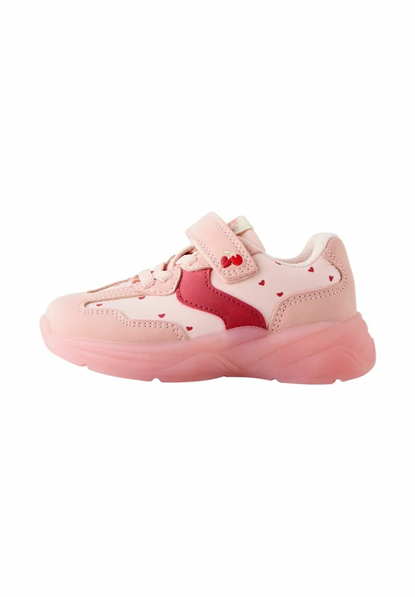 REGULAR FIT - LIGHT UP TOUCH FASTENING ELASTIC LACE - Lauflernschuh - pink heart