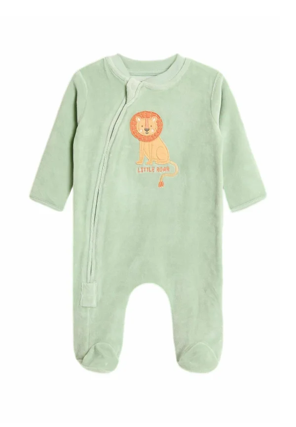 REGULAR FIT - LION APPLIQUE ALL-IN-ONE - Strampler - green