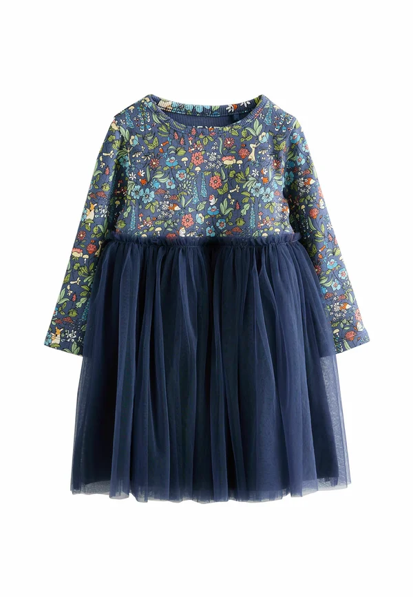 REGULAR FIT - LONG SLEEVE  - Cocktailkleid/festliches Kleid - navy floral