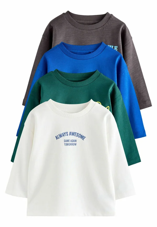 REGULAR FIT - LONG SLEEVE GRAPHIC PRINT 4 PACK . - Langarmshirt - multi bright