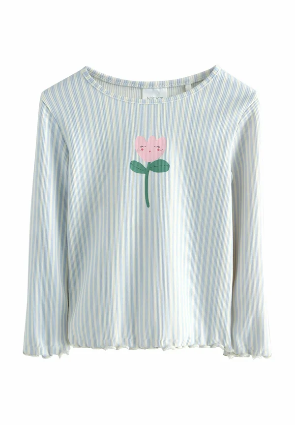 REGULAR FIT - LONG SLEEVE - Langarmshirt - blue stripe flower