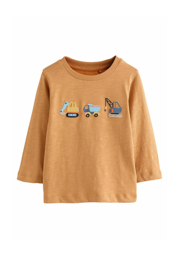 REGULAR FIT - LONG SLEEVE - Langarmshirt - mustard yellow digger transport