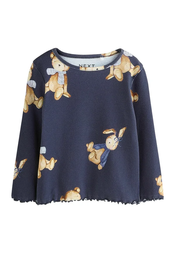 REGULAR FIT - LONG SLEEVE - Langarmshirt - navy bear