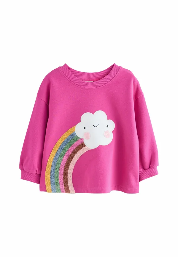 REGULAR FIT - LONG SLEEVE - Langarmshirt - pink rainbow cloud character