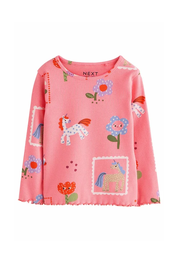 REGULAR FIT - LONG SLEEVE - Langarmshirt - pink unicorn