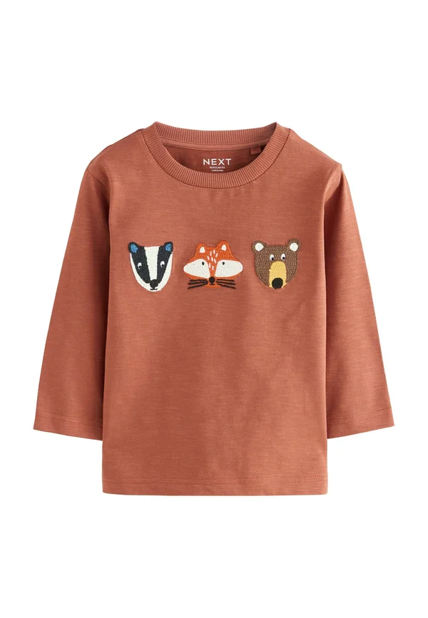 REGULAR FIT - LONG SLEEVE - Langarmshirt - rust brown