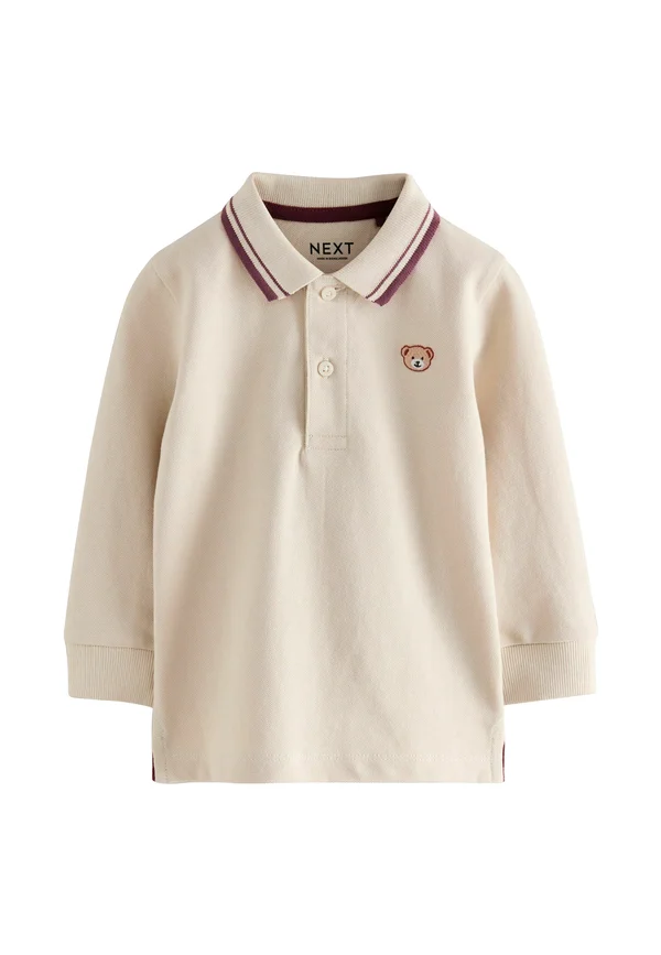 REGULAR FIT - LONG SLEEVE - Poloshirt - cream