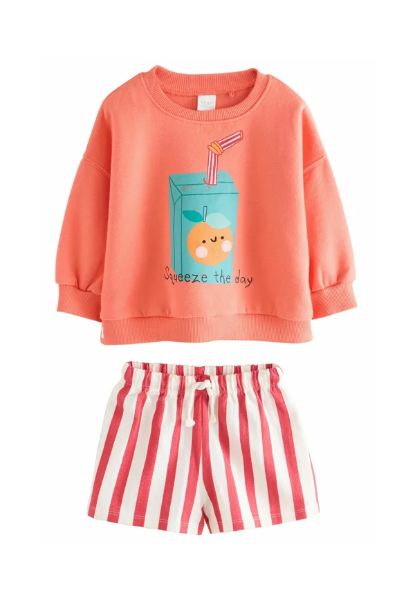 REGULAR FIT-LONG SLEEVE SET - Sweatshirt - orange fruit character