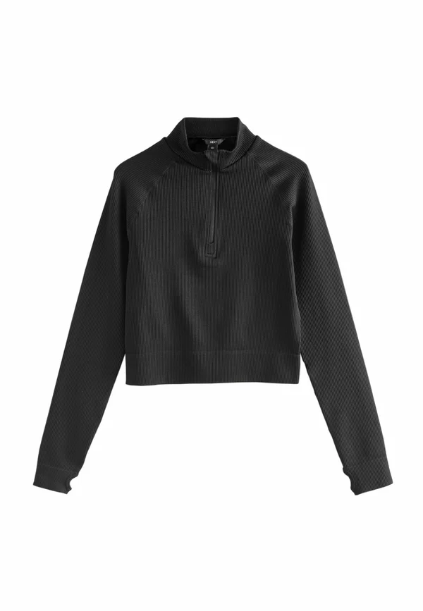 REGULAR FIT -  LONG SLEEVE  - Strickpullover - black