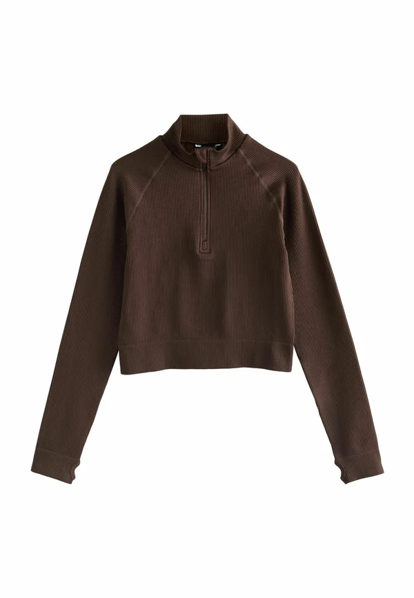 REGULAR FIT -  LONG SLEEVE  - Strickpullover - chocolate brown