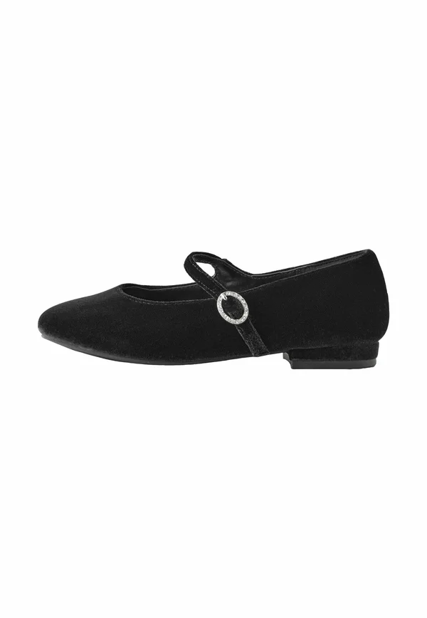 REGULAR FIT -  MARY JANE  - Riemchenballerina - black