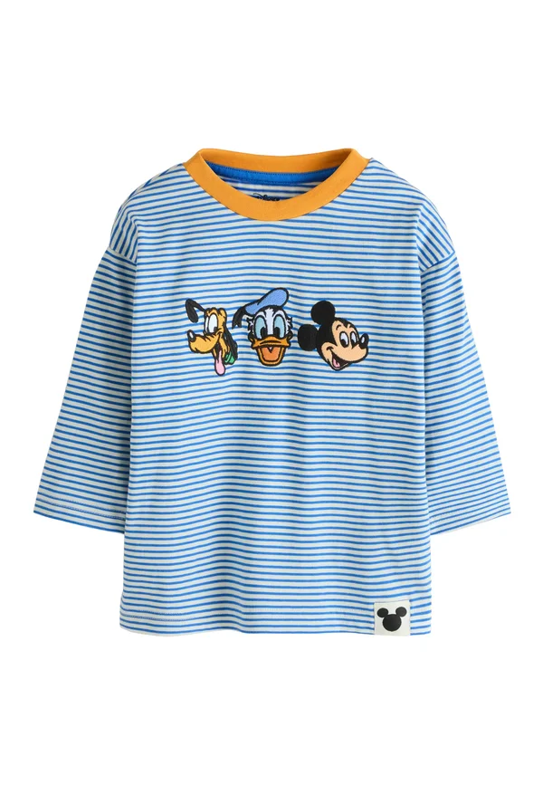 REGULAR FIT - MICKEY MOUSE  - Langarmshirt - blue ecru