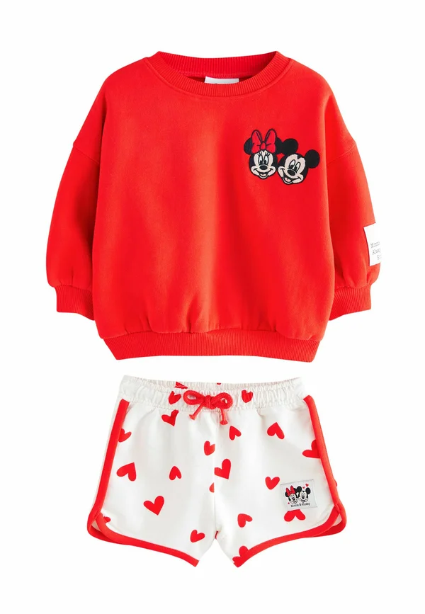 REGULAR FIT - MINNIE MICKEY MOUSE CREW SET - Sweatshirt - red hearts