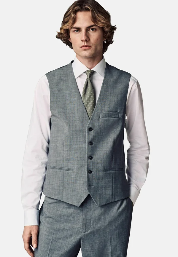 REGULAR FIT-MOTIONFLEX - Anzugweste - grey