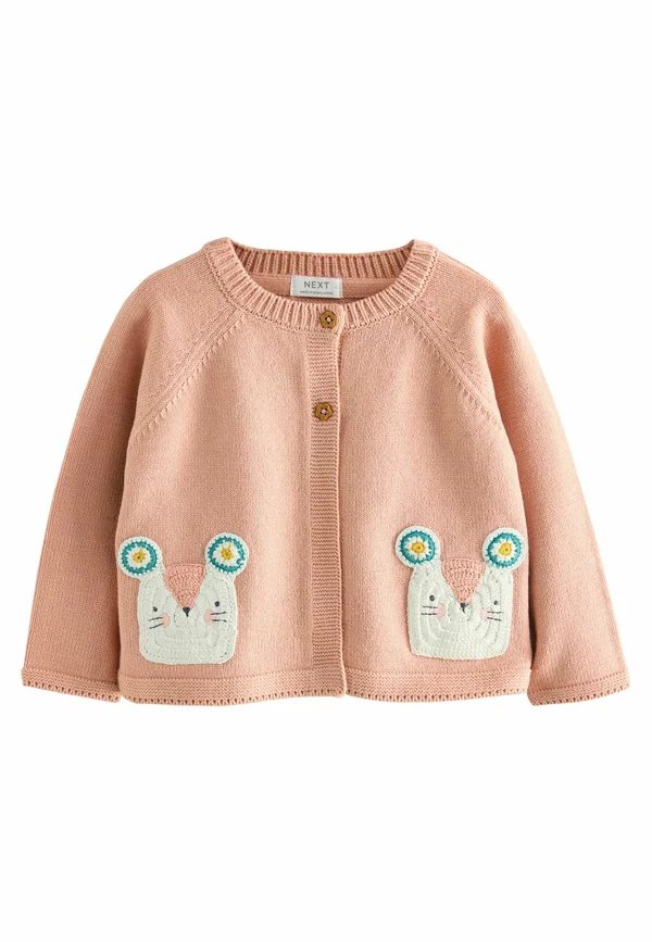 REGULAR FIT - MOUSE - Strickjacke - pink