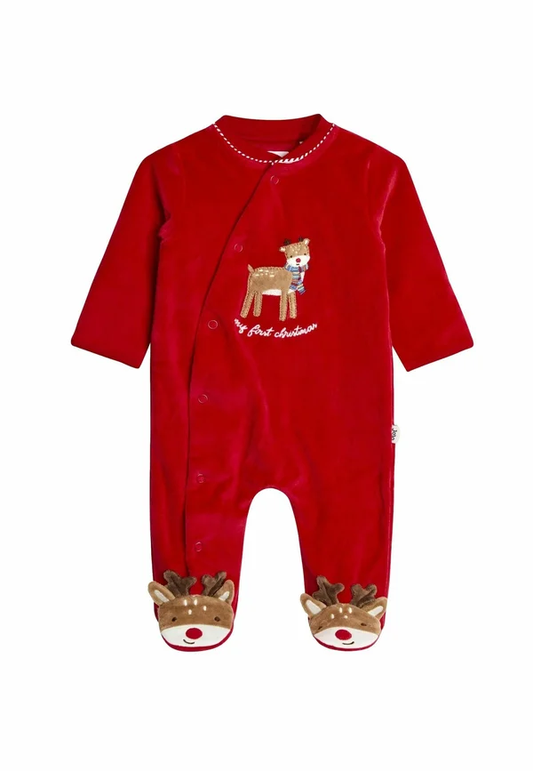 REGULAR FIT - MY FIRST CHRISTMAS ALL-IN-ONE  . - Strampler - red raindeer
