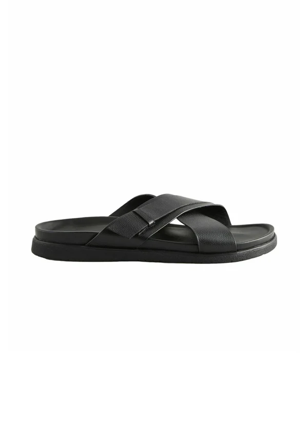REGULAR FIT - Pantolette flach - black