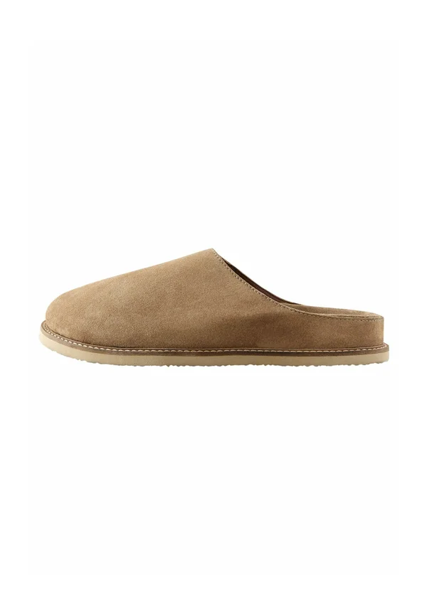 REGULAR FIT - Pantolette flach - stone