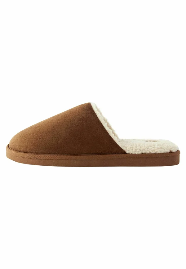 REGULAR FIT - Pantolette flach - tan brown