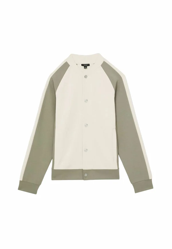 REGULAR FIT - PELHAM INTERLOCK COLOUR-BLOCK - Bomberjacke - off white sage