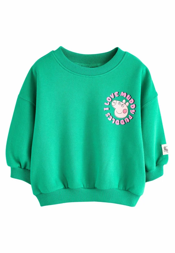 REGULAR FIT PEPPA PIG CREW NECK - Strickpullover - green