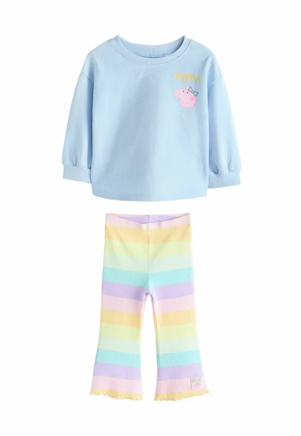 REGULAR FIT - PEPPA PIG SET   - Stoffhose - blue rainbow